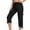 AN14_Black, variant on Womens Capri Pants with Pockets Cargo Hiking Pants Lightweight Summer Casual Capris for Outdoor Travel Coffee S