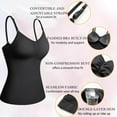 thumbnail image 5 of MANIFIQUE Scoop Neck Compression Cami - Tummy and Waist Control Body Shapewear Camisole with Built-in Padded Bras, 5 of 8