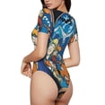 thumbnail image 3 of Lsque Scooby-Doo Women's Crew Neck Short Sleeve Bodysuit Basic T Shirts Tops Onesie Adult Cute Pajama-XX-Large, 3 of 8