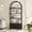 Black, variant on Studyset Arched Bookshelf,Bookcase with Doors Storage,71 Inches Tall Industrial Book Shelf with Sturdy Metal Frame,Freestanding Display Shelving Unit,Quality Boards