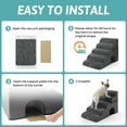 thumbnail image 4 of Wide Dog Stairs with Tunnel / 5-Step Foam Pet Ramp, 4 of 5