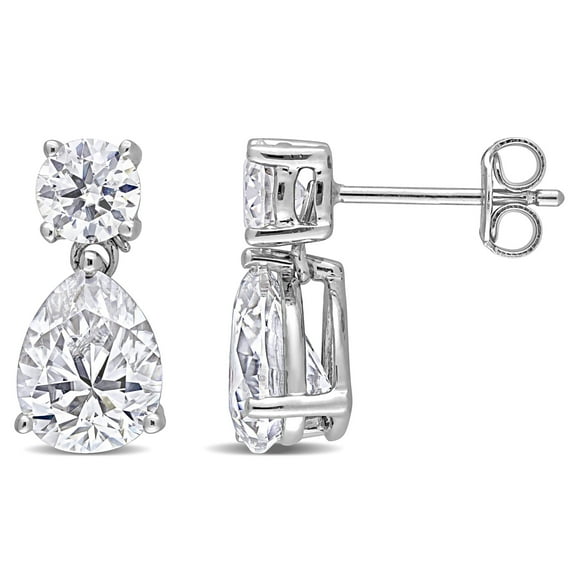 Everly Women's Created Moissanite Sterling Silver Earrings