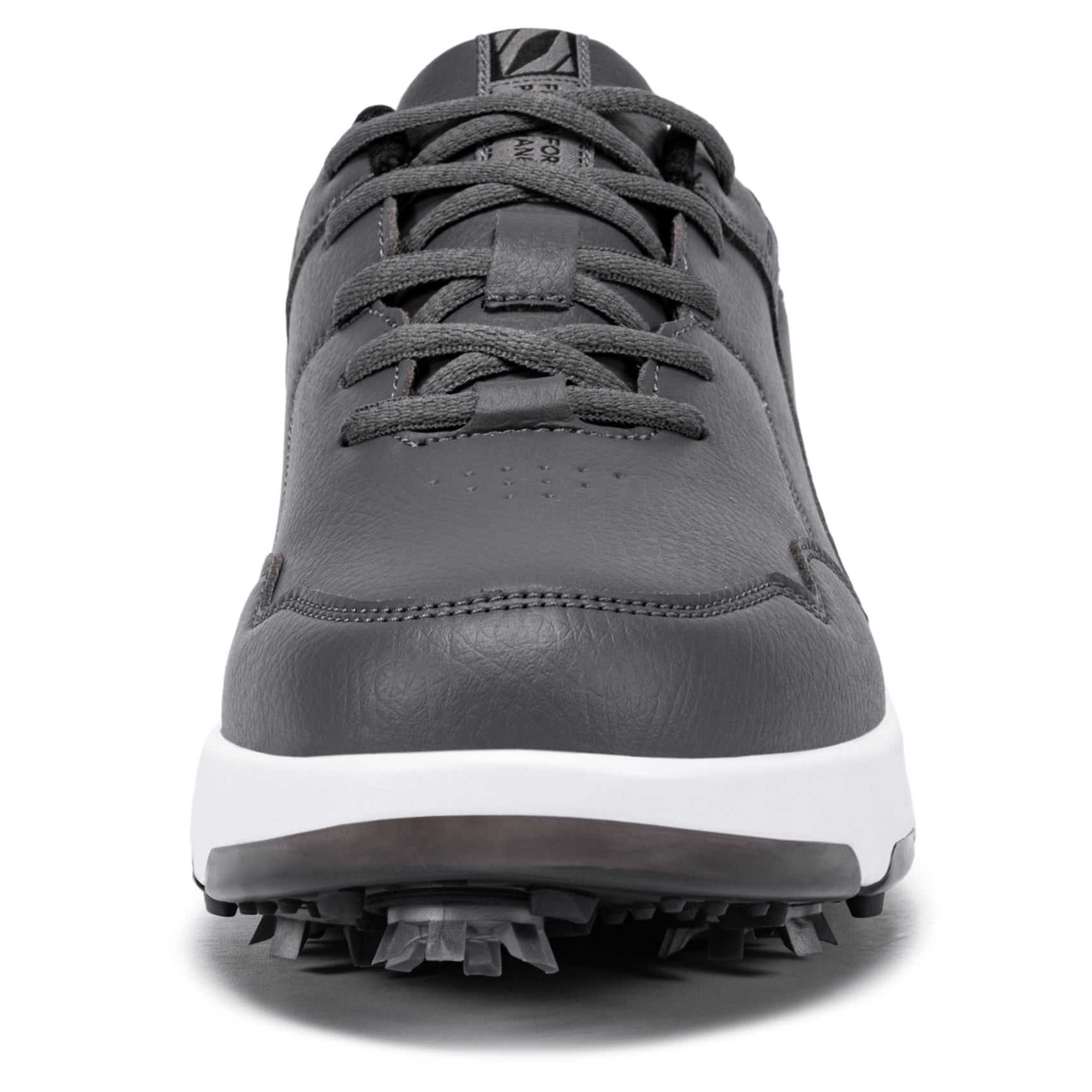 FENLERN Men's Golf Shoes with Spiked Waterproof Leather Upper Air cushion shock-absorbing sports sneakers Shoe