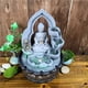 thumbnail image 4 of Fuente de mesa Zulema Fuente de cascada de Buda resina fengshui meditación Decoración, 4 of 8