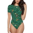 thumbnail image 2 of Picia Cartoon Air Transportation Womens One Piece Swimsuits Modest Tummy Control Bathing Suits Lace Up Slimming Swim Suit-X-Large, 2 of 9