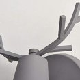 thumbnail image 3 of Nordique Moderne Design Réglable Cerf Bois Forme Fer Forgé Applique Lire, 3 of 5