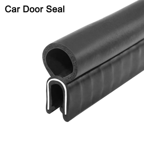 Car Door Rubber Edge Trim Seal Strip U Type Automotive Door Weather Stripping Gasket for Car Bus Camper Boat RV Truck Doors and Home Applications