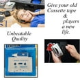 thumbnail image 2 of Cassette Tape Head Cleaner For Home Audio Deck Players Cleaning New Tool, 2 of 8