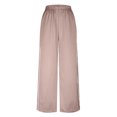 thumbnail image 3 of Summer Jumpsuits for Women Casual Loose Buttons Adjustable Bib Overalls Sleeveless Wide Leg Rompers with Pockets, 3 of 5