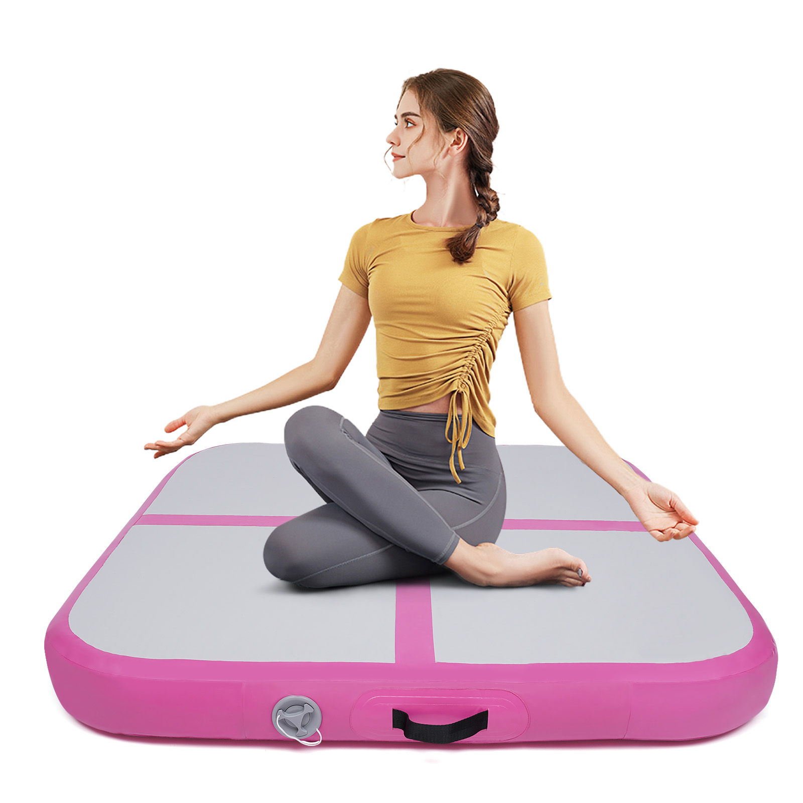 TFCFL Inflatable Yoga Mat Gymnastics Floor Tumbling Pad Tumbling