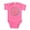 Raspberry, variant on - Neon Spiral Peace Sign II Infant Bodysuit - Cute Infant Bodysuit Baby Romper - Size Newborn - 24 Months