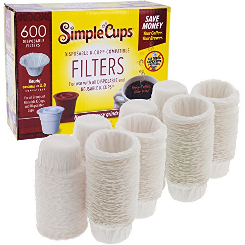 Disposable Filters for Use in Keurig Brewers Simple Cups 600