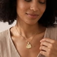 thumbnail image 2 of Beautlace Reversible Heart Pendant Necklace for Women,18K Gold Plated Double-Sided CZ Love Heart Necklace,Love Jewelry Gift for Mom Wife Girlfriend, 2 of 10