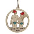 thumbnail image 2 of Adorno de Navidad de madera Corte digital Adorno de árbol de Navidad Regalo de Navidad Decoración del hogar Wmkox8yii gf6206, 2 of 4