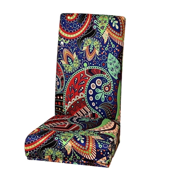 Machine Washable Stretchable Chair Slipcover Water Resistant Florals Print Sturdy Fabric Home Decoration Accessory
