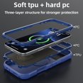 thumbnail image 5 of Case For iPhone 14 Plus 6.7 inch, Shockproof Rugged Protection With Camera Stand and Wireless Charging MagSafe Phone Case for iPhone 14 Plus,Navy Blue, 5 of 6