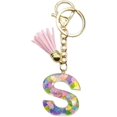 thumbnail image 1 of Letter Keychain,26 Letters A-Z Decorative Letter Keychain,Name Keychain for Women Girls Men Teenager Gift, 1 of 2