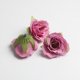 thumbnail image 3 of 10 Uds 5cm flores de simulación de cabezas de rosas de seda artificial para decoración de sombreros DIY Rojo púrpura Sunnimix Cabezas de flores artificiales, 3 of 8