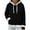 Black, variant on BLVB Women's Christmas Oversized Hoodies Drawstring Fleece Sweatshirts Holiday Pullover with Pocket