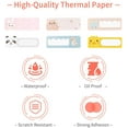 thumbnail image 2 of Colorful Label Paper SelfAdhesive Thermal Paper Roll 1440mm 160sheets/roll Compatible with Phomemo D30 Thermal Printer for Home Office Organization Thermal Printing Label Paper, 2 of 8