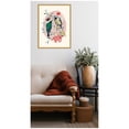 thumbnail image 3 of Kate and Laurel Framed Canvas Wall Art Print 'Winter Fellow Birds' by Hannah Beisang, 18 x 24 Sylvie Bright Gold Frame, Whimsical, Animal Art for Wall Decor, 3 of 8
