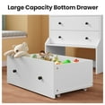 thumbnail image 4 of 6 Drawer Dresser for Bedroom Vertical Dressers,Modern Chest of Drawers,Closet Dressers with Drawers for Living Room, Entryway, Hallway,White, 4 of 10