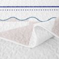 thumbnail image 5 of Manfei Vintage Grid Twin Quilt Set,Coastal Nautical Twin Coverlet Set,Light Pink White,2pcs,1 Bedspread and 1 Pillowcase, 5 of 7