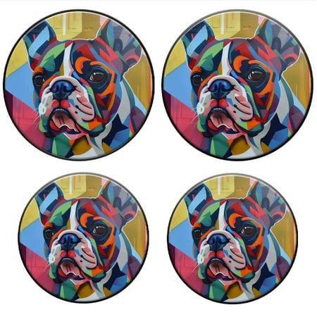 

Bahomeck Electric Stove Burner Covers Set Of 4 Colorful Street Art Mural Of Adorable Bulldog Metal Gas Stove Burner Covers Protecting Gas Stoves 8 Inch And 10 Inch
