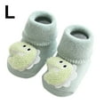 thumbnail image 2 of Otqutp Children Fashion Slippers Toddler Baby Girls Boys 3D Cute Cute Animal Anti-Slip Socks Slippers House Shoes Bedroom Slipper Autumn Winter Warm (Multi-color,0-1 Years), 2 of 2