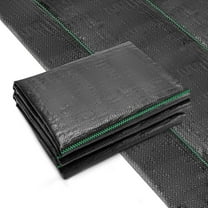 3x50FT Heavy Duty Weed Mat,Durable Woven Geotextile Fabric,PlasticHeavy Duty Landscape Fabric Cover for Agricultural Applications