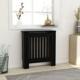 thumbnail image 1 of vidaXL MDF Radiator Cover Black 78 cm, 1 of 4