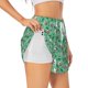 thumbnail image 1 of Balery Christmas French Bulldog Pantalones cortos deportivos para mujer con forro y dos bolsillos, elásticos, para entrenamiento, gimnasio, yoga-Medium, 1 of 7