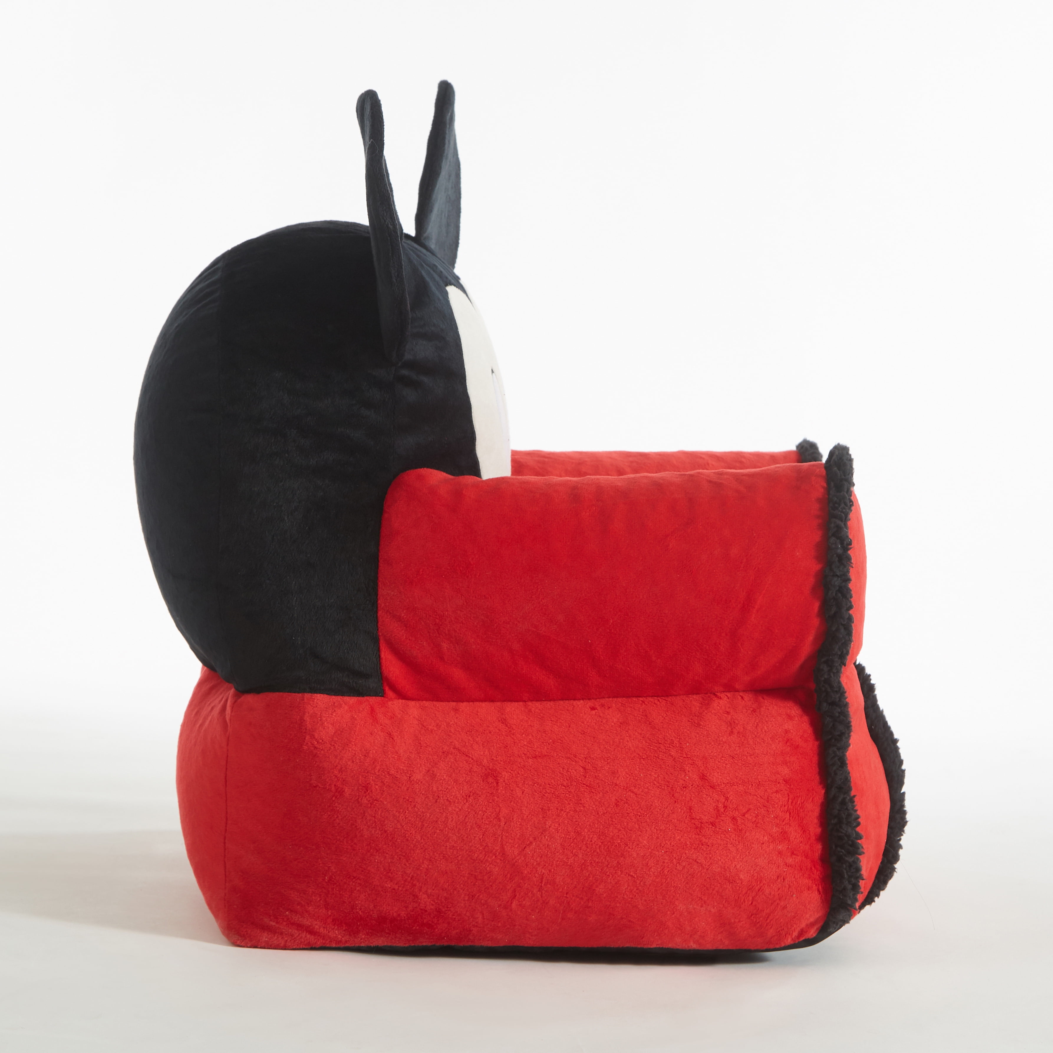 Disney Mickey Mouse Soft Plush Figural Bean Bag Chair, 1 each