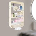 thumbnail image 5 of Storage Rack 4-Tier Storage Rack Wall Mounted Storage Rack Makeup Organizer, 5 of 14