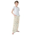 thumbnail image 4 of FORMRS Kids Pajama Pants with Pockets Size 6-8Y Boys Lounge Sleep Bottoms, Forest Pastel, 4 of 8