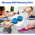 thumbnail image 3 of Fidget Ball Stress Relief Toy, Anti-Anxiety Fidget Spinner Hand Toys with Massage Function, Finger Spinner Rotation Ball for Men Adults Relieving Stress Boredom ADHD Autism(Blue), 3 of 7
