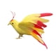 thumbnail image 4 of Pájaro de plumas artificiales, decoración hecha a mano, regalo de Navidad Pájaro amarillo, 4 of 4