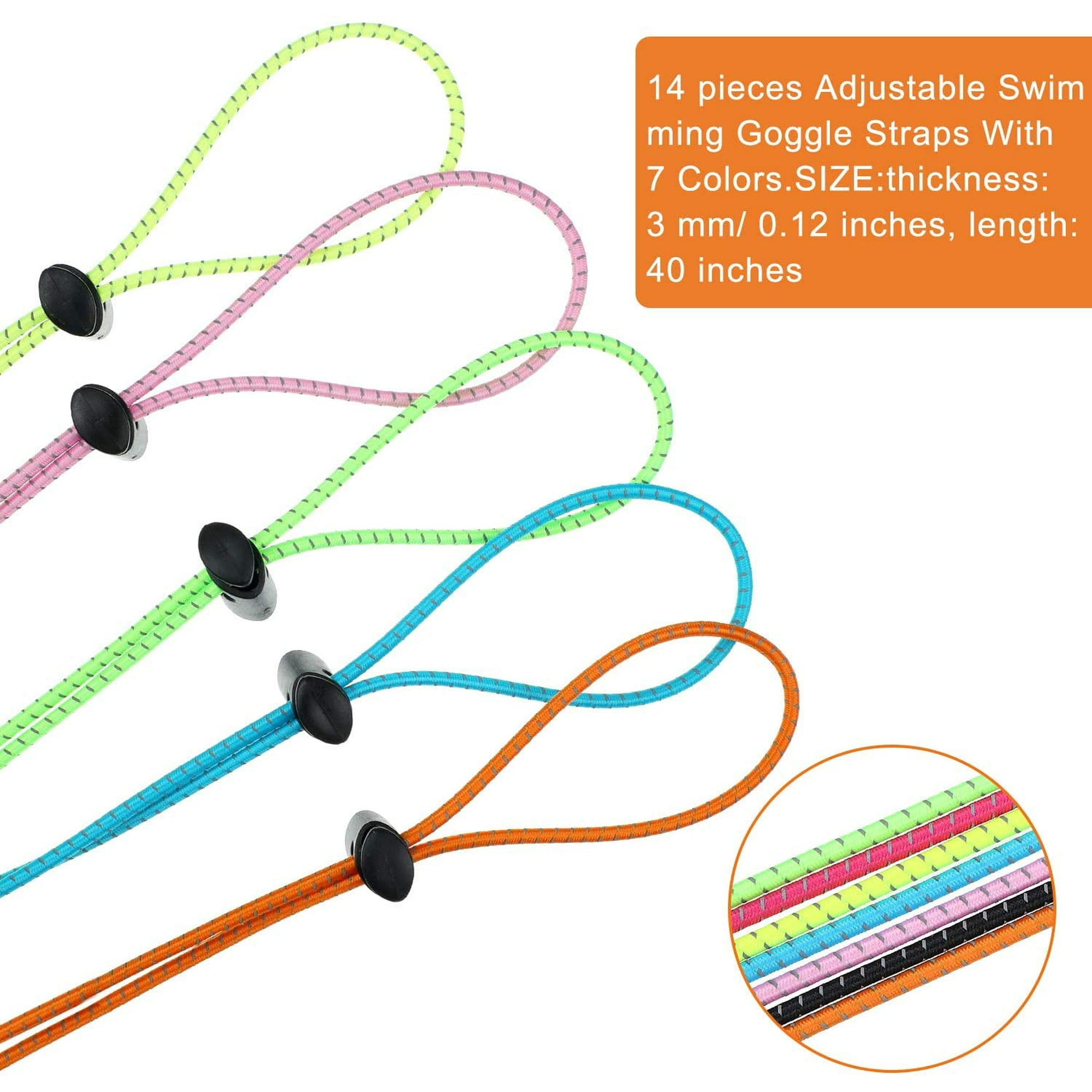 14 Sets Bungee Cord Strap Kit, Includes 14 Pieces Adjustable Swimming  Goggle Straps Replacement Bungee Straps, 14 Pieces Cord Lock Clamps for  Swimming Goggles, Universal Size | Walmart Canada