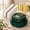 Green and Gold, variant on 350 Pcs Clear Gold Plastic Plates Dinnerware Set for 50 Guests, 50 7.5" Dessert & 50 10.25" Dinner Plates, 150 Silverware, 50 Cups, 50 Napkins, Gold Rim, BPA-Free