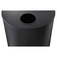 thumbnail image 4 of Safco Half Round Receptacle in Black, 4 of 7