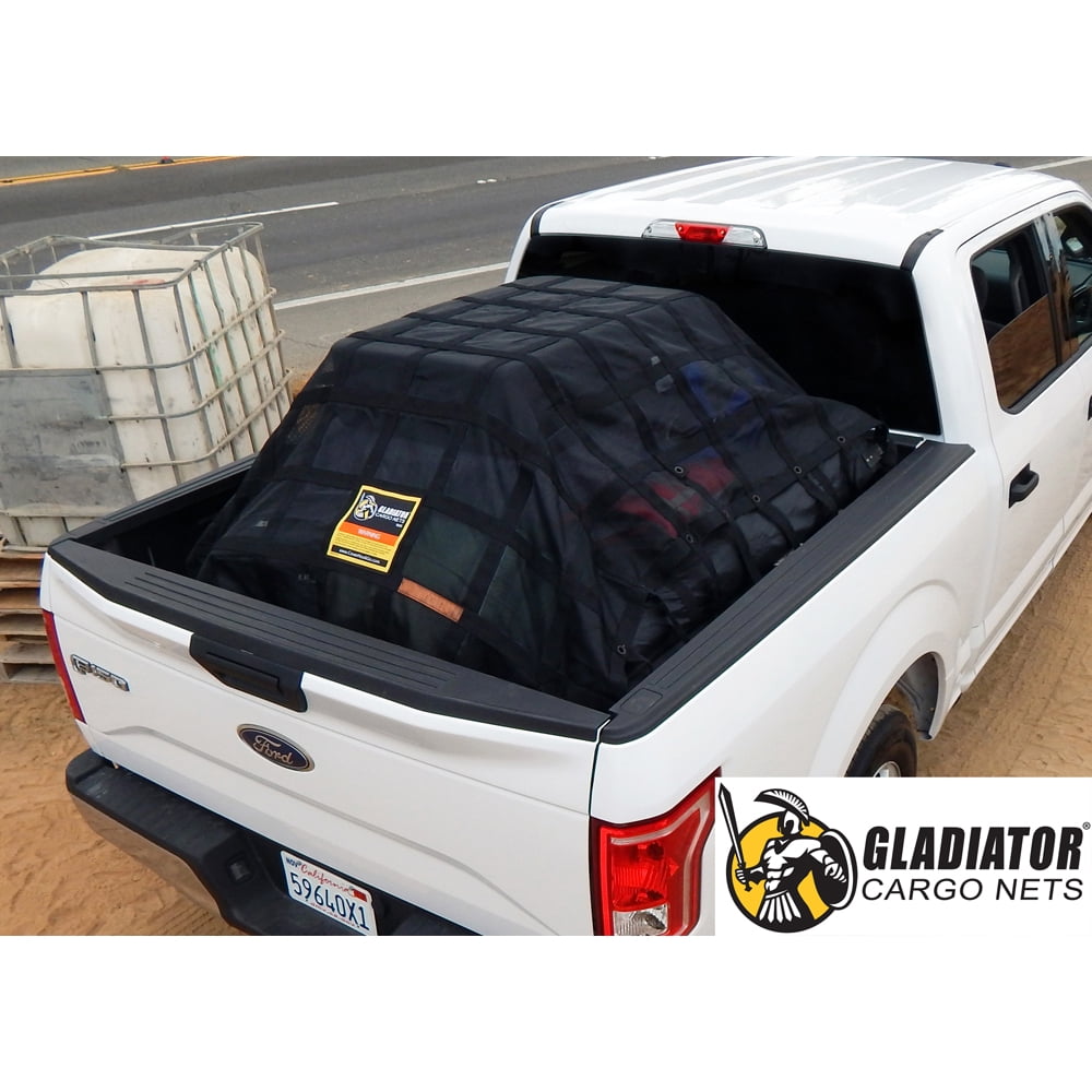 Gladiator Cargo Net HeavyDuty Truck Cargo Net, Adjustable, Certified