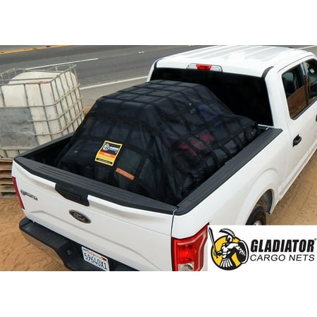 UPC 856611000126 product image for Gladiator Cargo Net: Heavy-Duty Truck Cargo Net, Adjustable, Certified, Attacehm | upcitemdb.com