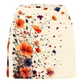 thumbnail image 4 of LEKWK Skirted Leggings for Women Floral Print High Waist Tennis Golf Skirted Leggings Pockets Athletic Dress Leggings Running Gym Workout Skorts, 4 of 6