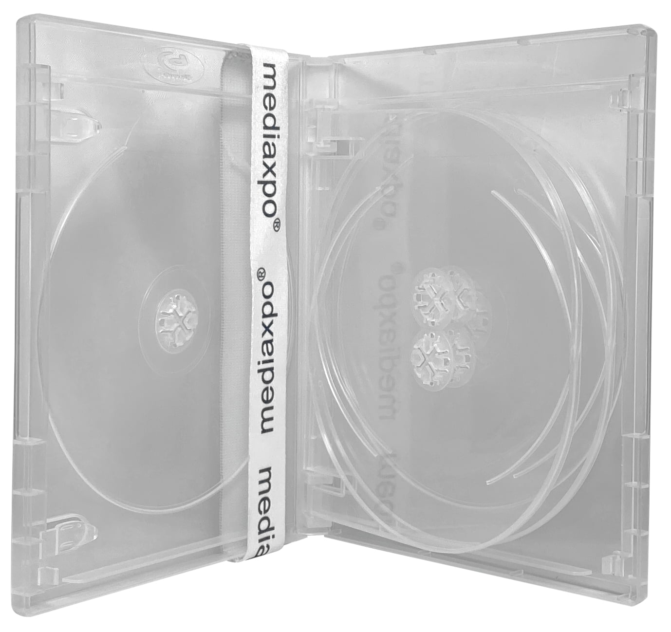 CheckOutStore 10 Premium Standard Clear Blu-Ray 6 Disc Cases 14mm