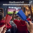 thumbnail image 3 of yeacher Dual-Pack 10-Inch Handheld Cowbells for Sports Events, Parties, and Cheering - Red & Blue, Metal & Plastic Construction, Lightweight & Durable, 3 of 6