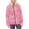 thumbnail image 5 of Xoenoiee Cute Pig Print Teens Zip Up Hoodie Kids Unisex Hooded Sweatshirts with Pockets Boys Girls Long Sleeve Fall Jacket Outfits Trendy Clothes Pullover Tops, 6-7 Years, 5 of 7