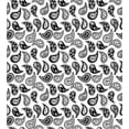 thumbnail image 3 of Ambesonne Paisley Duvet Cover Sets, Different Flowers Forms, 2-Twin, Grey and Black, 3 of 4