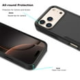 thumbnail image 2 of For iPhone 17 Pro 5G 2025 Case ,Sturdy Phone Case for Apple 17 Pro 6.3 inch ,Tiflook Shockproof Protection Heavy Duty Armor Hard Plastic & Rubber Rugged Bumper 2-in-1 Case Cover ( Black ), 2 of 6