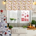 thumbnail image 6 of 2 Pack Valances for Windows, Autumn Maple Leaves Window Valances for Living Room/Bedroom/Bathroom, Farmhouse Falling Leaf Plants Light Filtering Kitchen Curtain Valance Window Treatment 60"W x18" L, 6 of 9