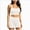 A16-Beige, variant on Women 2 Piece Workout Sets Padded Tank Tops Tummy Control Leggings Gym Outfits,Seamless(Khaki,M)